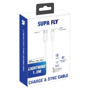 Supafly 1.2m Lightning Cable