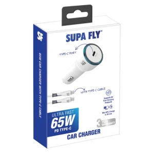 Supafly 65W PD Type C Car Charger